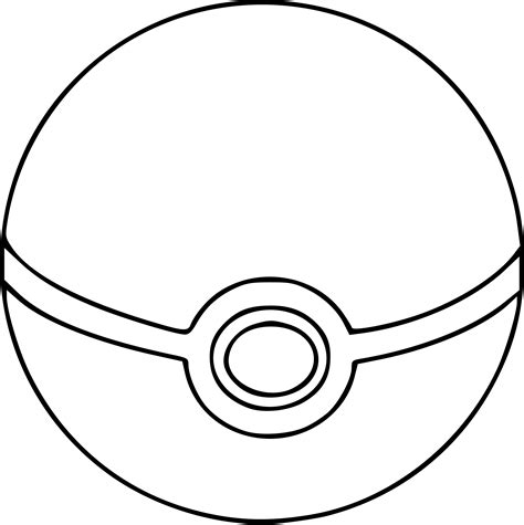 Coloriage Pokeball à Imprimer