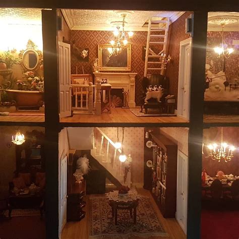 Victorian Dollhouses On Instagram “some Pictures Of The Interior Sally Has Done An Amazing Job