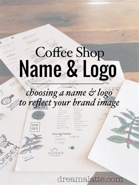 Effective fashion promoting relies upon understanding shopper want and reacting with suitable items. Choosing a Coffee Shop Name & Logo - Dream|a|Latte ...