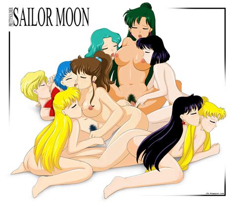 Rule 34 6 Girls 9girls Ami Mizuno Ass Bishoujo Senshi Sailor Moon Bow Breasts Closed Eyes