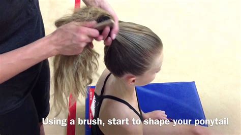 More and more people with any hair length are trying them on and absolutely love the results they get. How To Make A Hair Bun for rhythmic gymnastics - YouTube