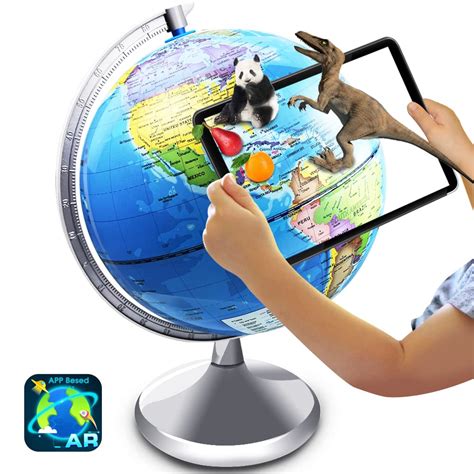 Buy Illuminated World Globe For Kids Learning 8 Inch Diameter