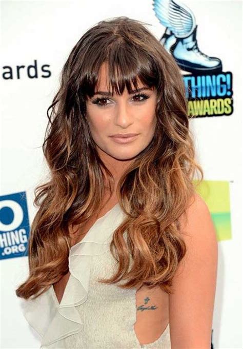 You can wear them swoopy, braid them, pin or slick back, achieving a more or less. 25+ Celebrity Hairstyles with Bangs | Hairstyles and ...