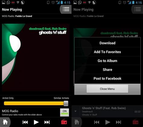 Mog Mobile Music Review Mog Is A Comprehensive Music Streaming Service