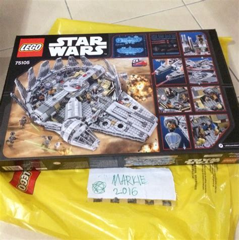 Lego Star Wars 75105 Millennium Falcon Toys And Games Blocks And Building