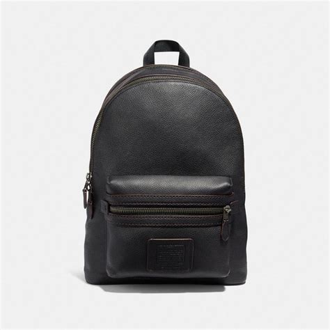 Coach Leather Academy Backpack In Black For Men Save 50 Lyst
