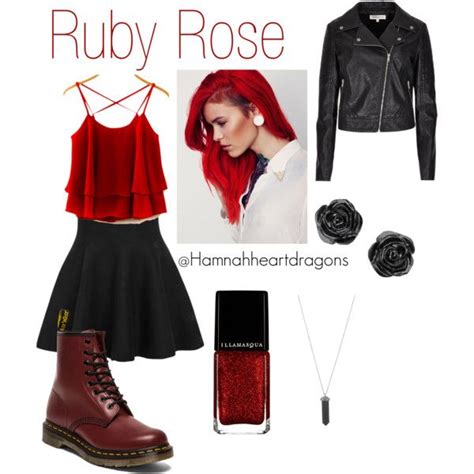 Ruby Rose ~ Rwby Casual Cosplay Clothes Design Fashion