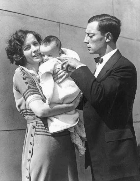 Buster Keaton With Wife Natalie Talmadge And Newborn Son 1922 Vintage