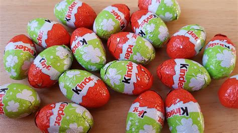 Kinder Mini Easter Eggs Coated With Milk Chocolate With Milk And