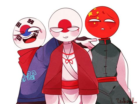 The semester exchange program is the result of an agreement signed by the u.s. Countryhumans | South Korea, Japan and China | Comics ...