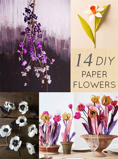 14 Paper Flower Diy Projects For Spring Designsponge