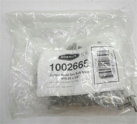 Bag Of 25 Bobrick 1002665 Sex Bolt Male 10 24 X 5 8 Stainless Steel Torx For Sale Online Ebay