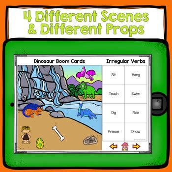No Print Speech Therapy Boom Cards For Articulation And Language Dinosaurs