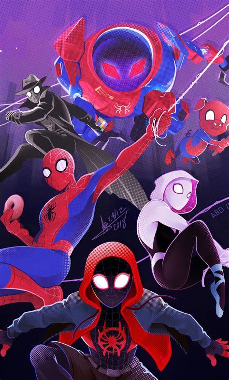 1280x2120 Spiderman Into The Spider Verse New New Poster Iphone 6 Hd