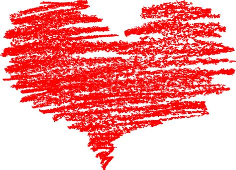 5 Scribble Heart Png Transparent