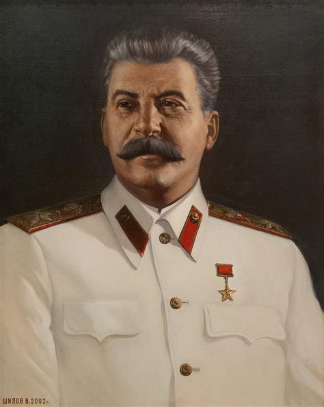 Portrait Of Joseph Stalin Viktor Shilov