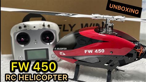 Fw 450 Rc Helicopter 3d H1 Gpsunboxing Youtube