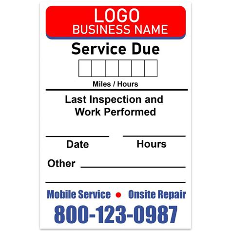 Custom Service Stickers For Equipment Outdoor Or Indoor Designsnprint