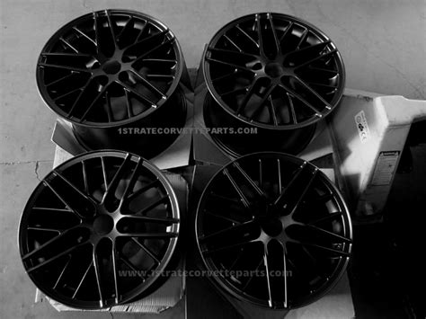 Fs For Sale Gloss Black C6 Zr1 Wheels For Z06grand Sport 18x95