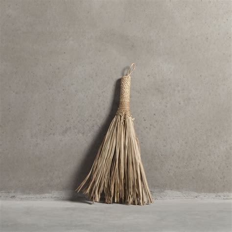 Small Broom Of Palm Leaves 25 X 45 Cm Nature Products Tine K Home