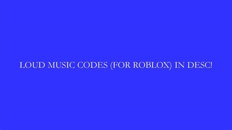roblox loud oof roblox id