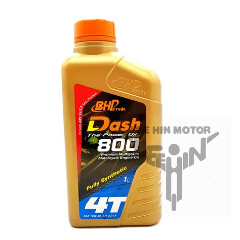 I tested honda wave dash repsol, honda future fi & lagenda 115z old carburetor version. Original BHP Petrol Dash 800 Fully Synthetic 10w40 Engine ...