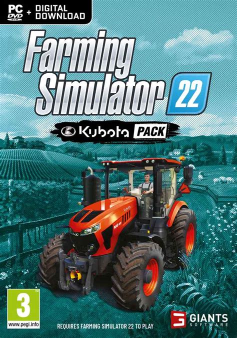 Muve Farming Simulator 22 Kubota Pack Pc Digital Steam Wirtuspl