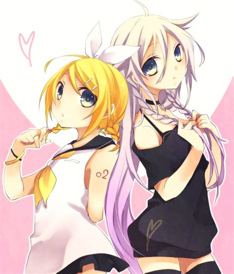 Kagamine Rin And Ia Vocaloid Drawn By Kuroi Liar Player Danbooru