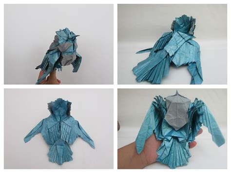 Fernando Ookj Folded This Elaborate Kingfisher Origami Origami