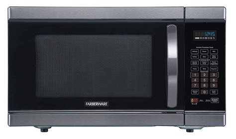 Farberware Fmo11ahtbkl 11 Cu 1000 Watt Microwave Oven Stainless Ft