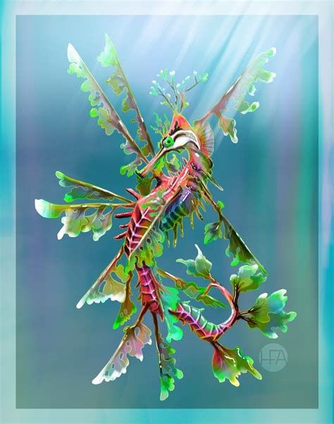 Leafy Sea Dragon By Argentplume Leafy Sea Dragon Sea Dragon Art
