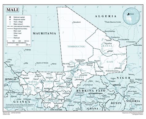 Detailed Political Map Of Mali Ezilon Maps Porn Sex Picture