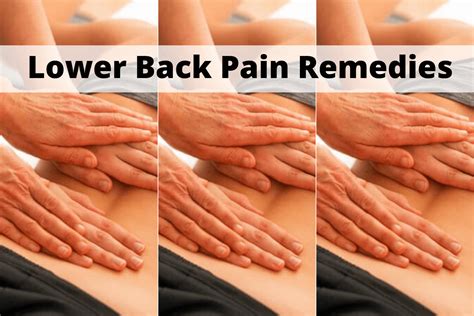 8 Most Effective Lower Back Pain Relief Remedies That You Need To Know