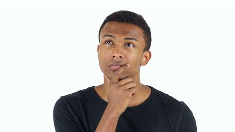 Young Pensive Thinking Black Man Meqasa Blog