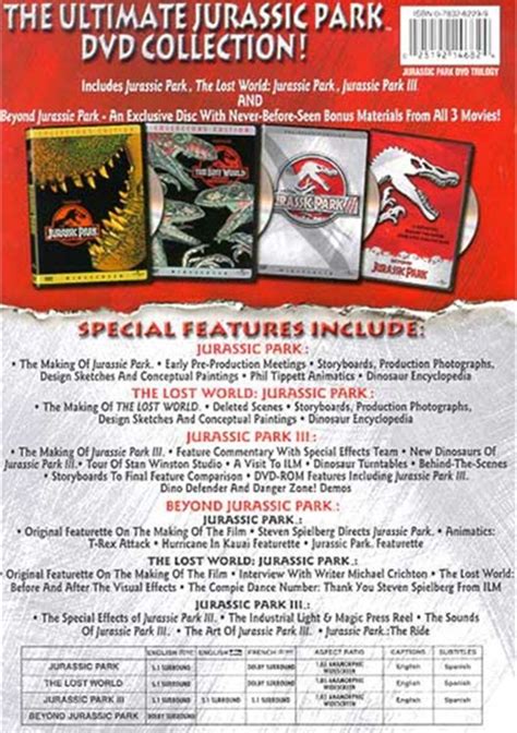 Jurassic Park Trilogy Dvd 2001 Dvd Empire