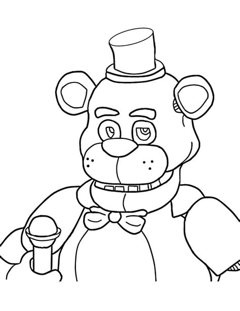 Withered Freddy Fnaf Coloring Page Free Printable Coloring Pages For Kids