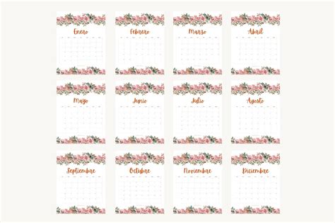 Calendarios Para Imprimir Descarga Gratis Minimalista