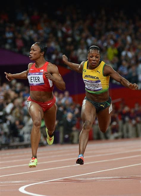 Jamaican Fraser Pryce Wins Gold Jeter Silver In 100 Meter The