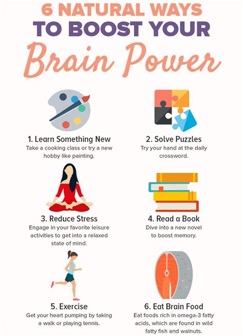 Six Natural Ways To Boost Your Brain Power Improve Brain Power Brain