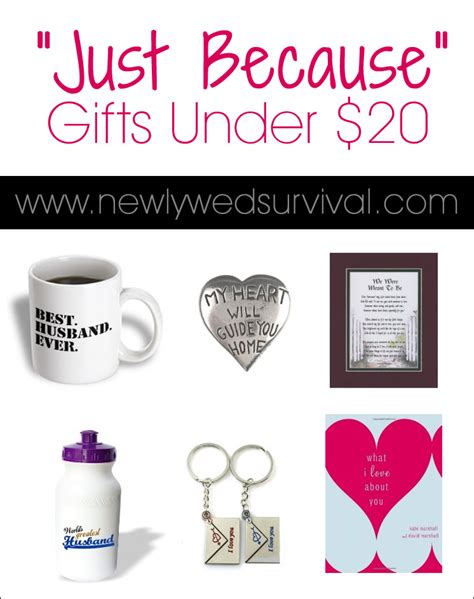 You could be irritated with small hair doing the rounds of your room or bathroom. 6 "Just Because" Gifts for Under $20 - Newlywed Survival