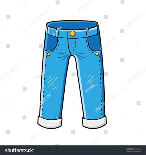 Blue Jeans Stock Vector Royalty Free 391862551 Shutterstock