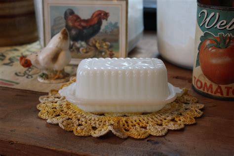 The result is a rich and buttery yet fluffy pound cake that melts in your mouth. Vintage Milk Glass Butter Dish, Half Stick Butter Dish, 1 ...