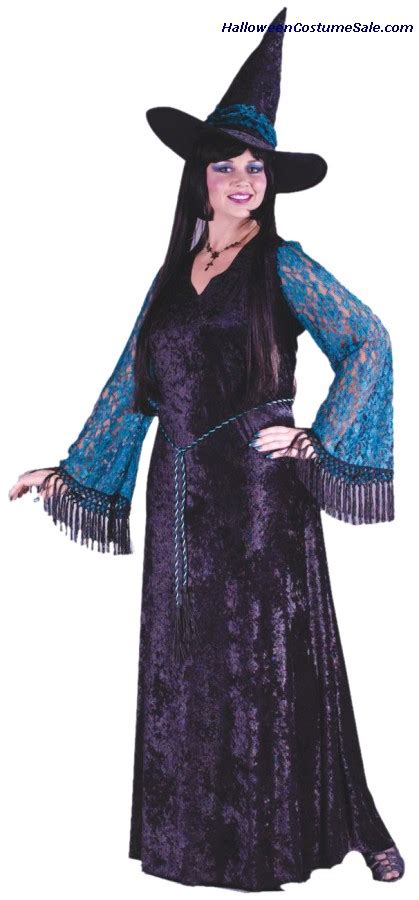Gothic Lace Witch Plus Size Costume Yud4280