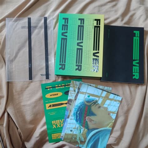 Ateez Fever Album Unsealed Preloved With Flaws Kpop Shopee Philippines