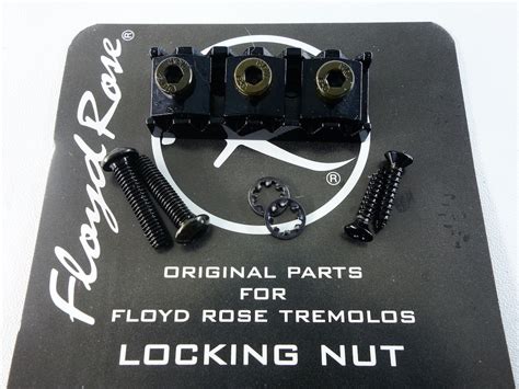 Floyd Rose Original Locking Nut R3 Black Frnr3bp