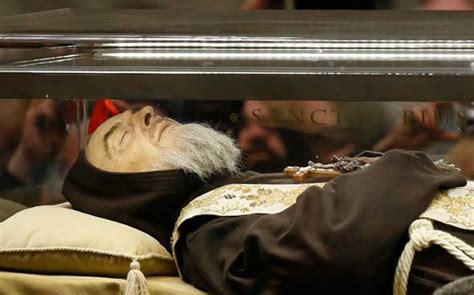 Relics Of St Padre Pio Arrive In Rome For Jubilee The Southern Cross
