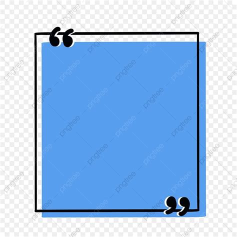 Blue Rectangle Clipart Vector Blue Rectangle For Quote Text Rectangle