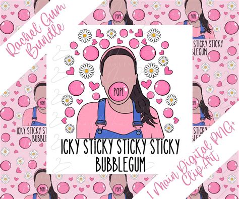 Rachel Png Rachel Icky Sticky Bubblegum Preschool Pop Etsy
