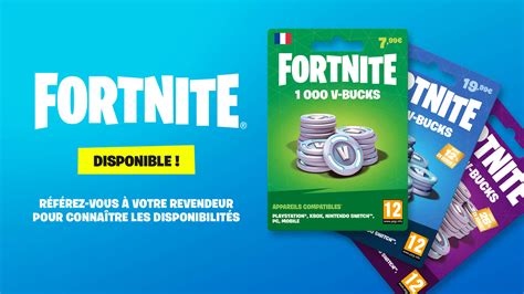 Carte De V Bucks Fortnite Où Et Comment En Acheter En France Breakflip