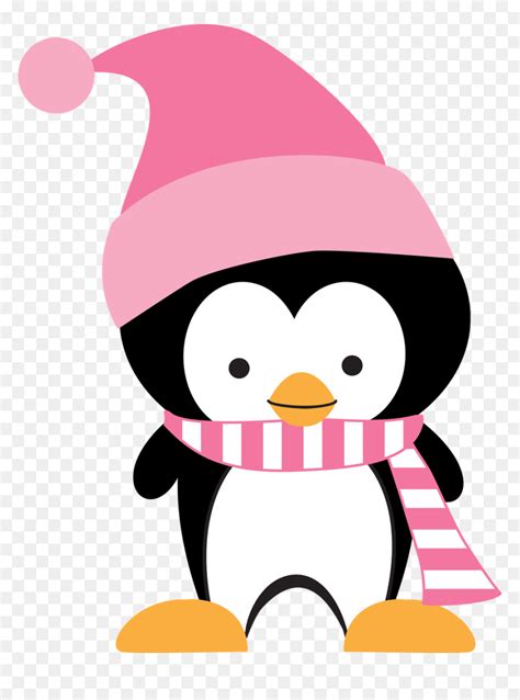 Cute Penguin Clipart Png Png Download Pink Penguin Clipart